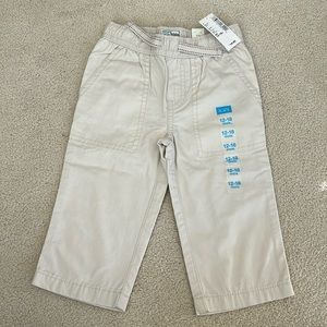 The children’s Place toddler boy 12 to 18 months, beige pants